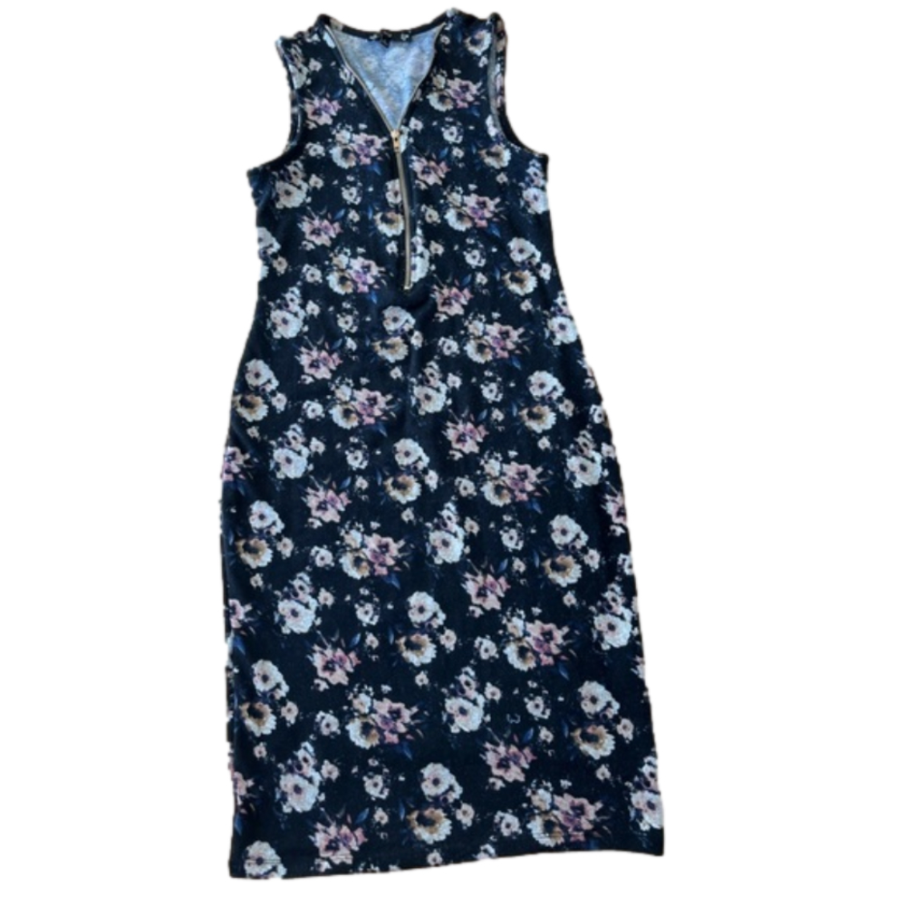 Iris Los Angeles Floral Dress Bodycon size large